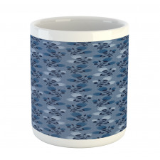 Flowers in Pastel Cold Tones Mug