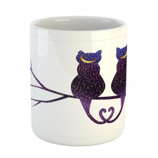 Cats Depicted as Night Mug