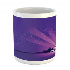 Lighthouse Under Night Mug