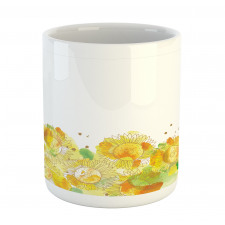 Watercolor Sunflowers Mug