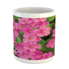 Pinkish Flower and Leaves Mug