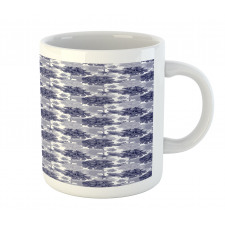 Flowers in Cold Tones Mug