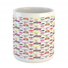 Colorful Flower Pots Art Mug