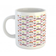 Colorful Flower Pots Art Mug