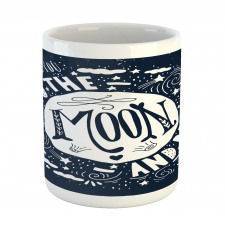 Celestial Bodies Clouds Art Mug