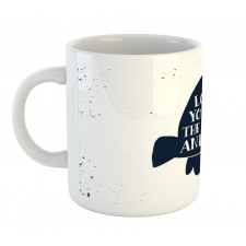 Grunge Style Space Travel Mug