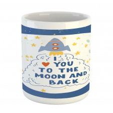 Space Travel Cloud Stars Mug