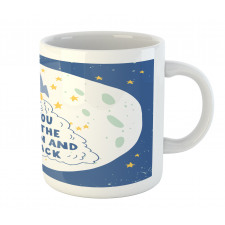 Space Travel Cloud Stars Mug