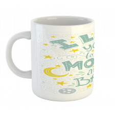 Crescent Moon Planets Mug