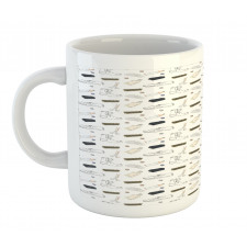 Sponge Scissors Buttons Art Mug