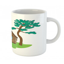 Lodge in Countryside Art Mug