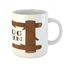 Wooden Square Frame Art Mug