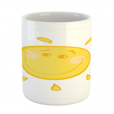 Simple Happy Sun Character Mug