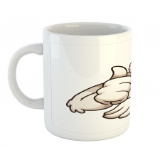 Joyous Cartoon Style Chicken Mug