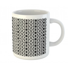 Grunge Grids Art Mug