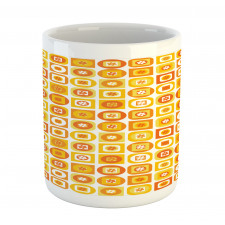 Cubes Squares Geometric Art Mug