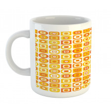 Cubes Squares Geometric Art Mug