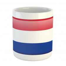 Holland Flag as Square Shape Mug