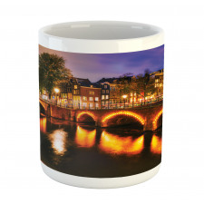 Dutch Canals and Lit Bridges Mug