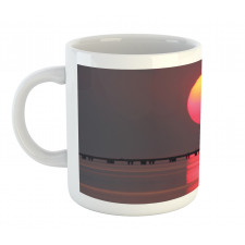 Simple Sunset Scenery Mug