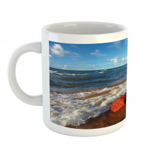 Beachy Summer Scenery Mug