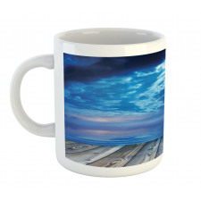 Cloudy View from a Deck Mug