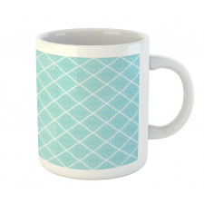 Lacy Flowers in Diamond Mug