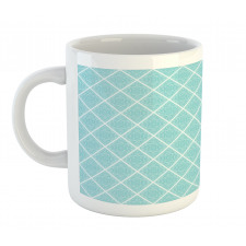 Lacy Flowers in Diamond Mug