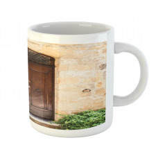 Rusty Wood Door Italian Mug