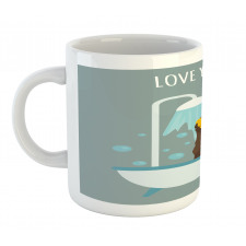 Bathing Lazy Animal Mug