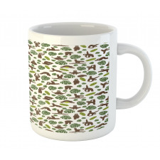 Lazy Animal Monstera Mug