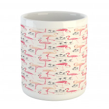 Wild Bird Love Vintage Mug