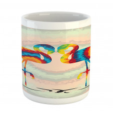 Valentines Funky Birds Mug