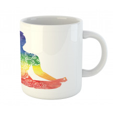 Ornate Motifs Rainbow Mug