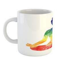 Ornate Motifs Rainbow Mug