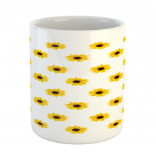 Sunflower Pattern Nature Mug