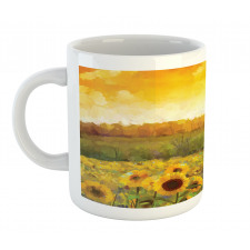 Golden Sunflower Field Mug