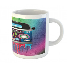 Old Style Hippie Van Mug