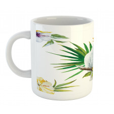 Hibiscus with Wild Birds Mug