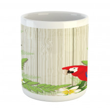 Flowers Parrot Mug