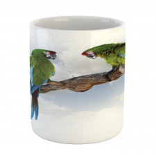 2 Parrot Macaw Bird Mug