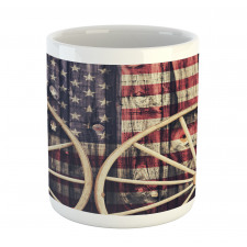 Antique American Flag Mug