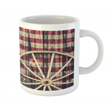 Antique American Flag Mug