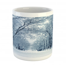 Wildlife Snowy Trees Mug