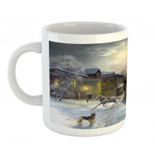 Winter Rural Landscape Mug