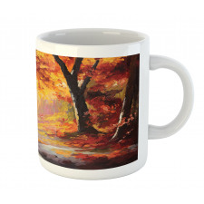 Forest Trees Leaves Mug