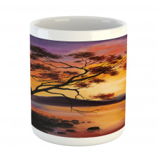 River Mountain Sunset Mug
