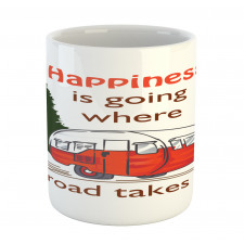 Travel Themed Typography Mug