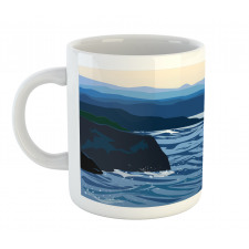 Sailboat on Water Outdoor Mug