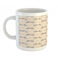 Geometric Motorcycles Mug